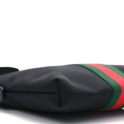 Gucci Techno Canvas Web Messenger Bag Black 8 of 10