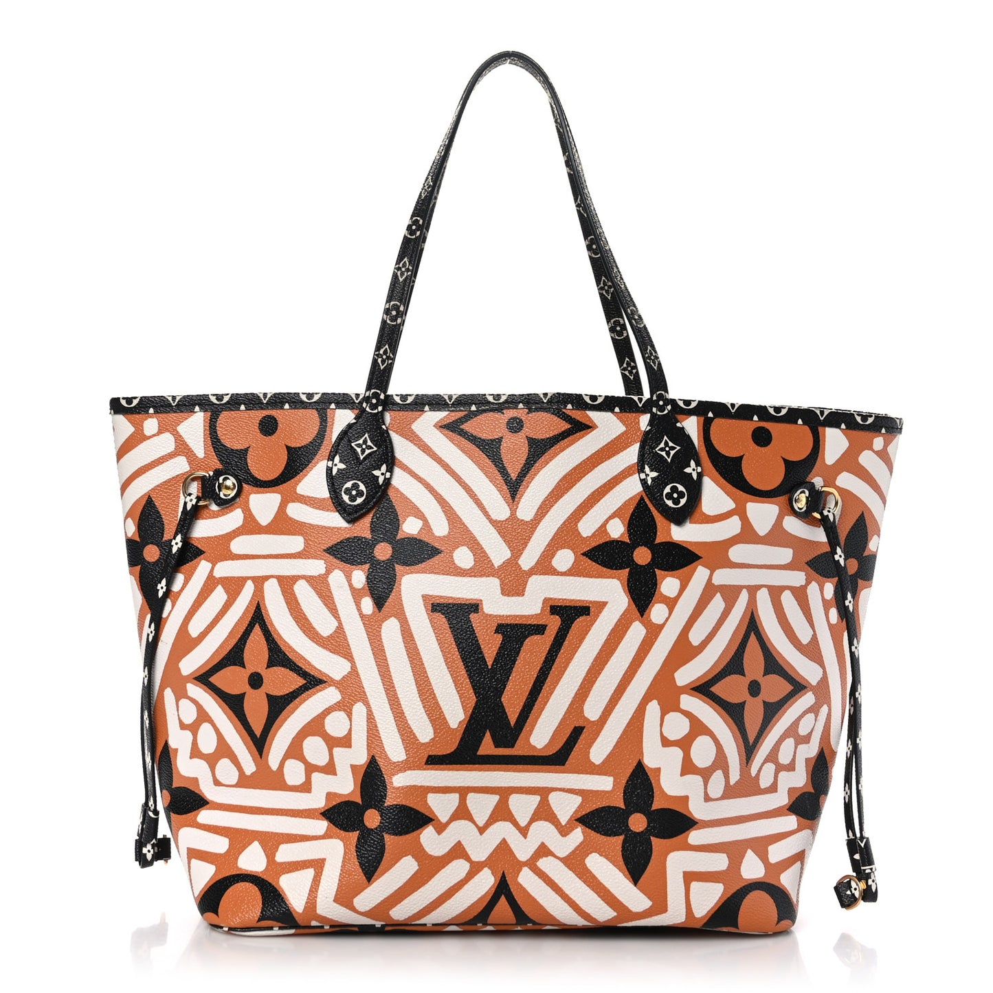 Monogram Giant Crafty Neverfull MM Creme Caramel