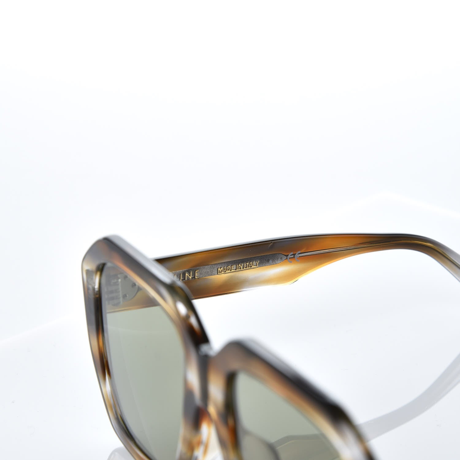 Celine Acetate Square Sunglasses CL40045F Brown 5 of 8