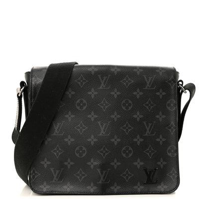 Louis Vuitton Monogram Eclipse District PM Black 1 of 18