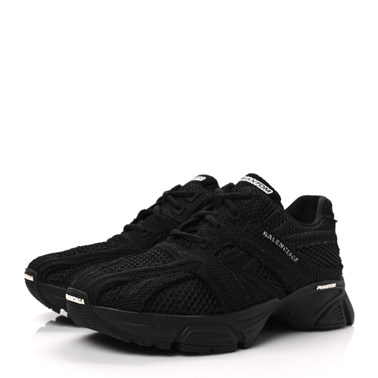 Fabric Mesh Womens Phantom Sneakers 37 Black