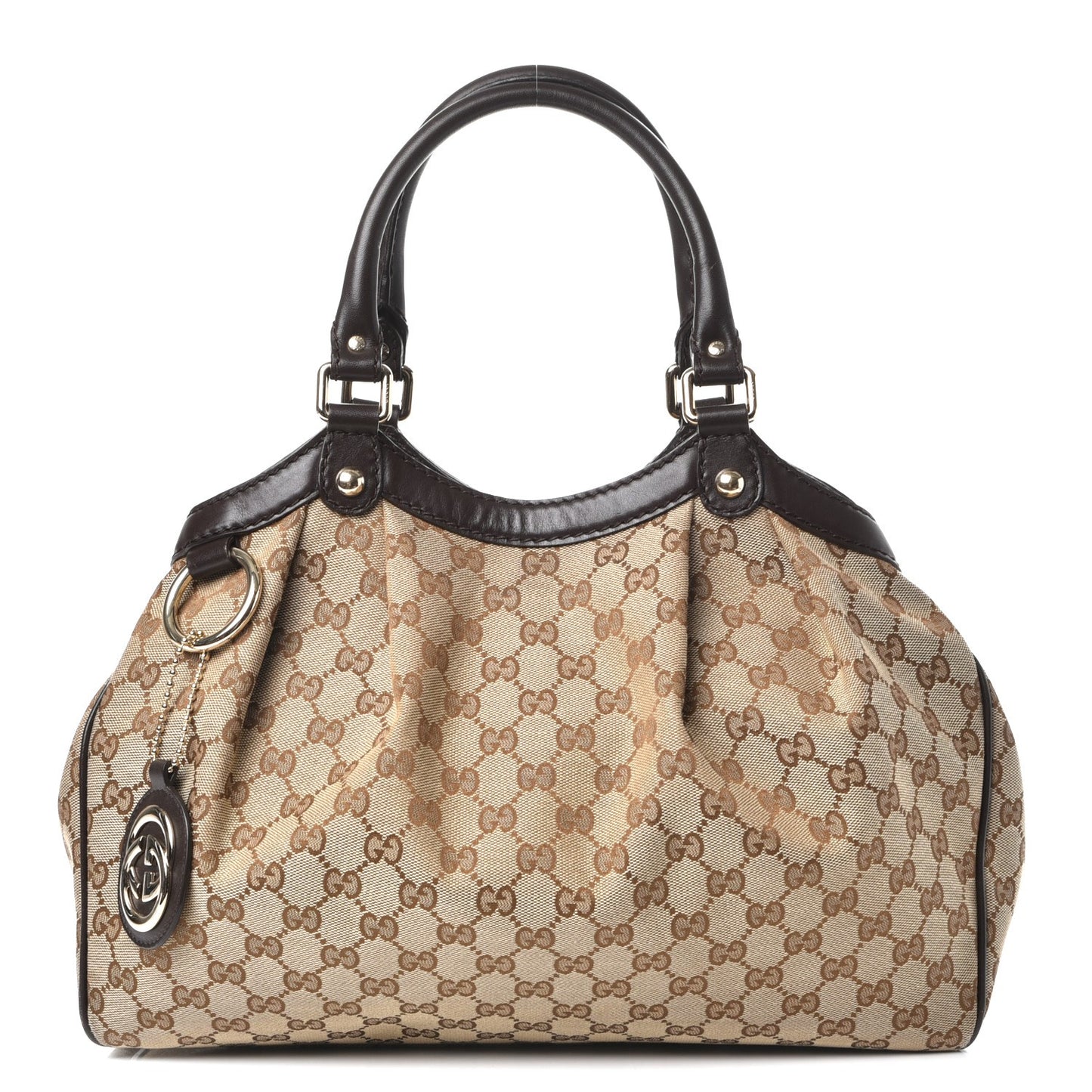 Monogram Medium Sukey Tote Dark Brown
