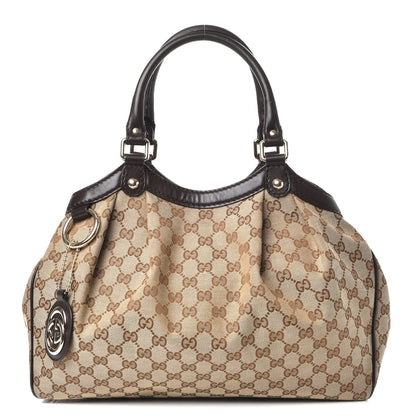 Gucci Monogram Medium Sukey Tote Dark Brown 1 of 7