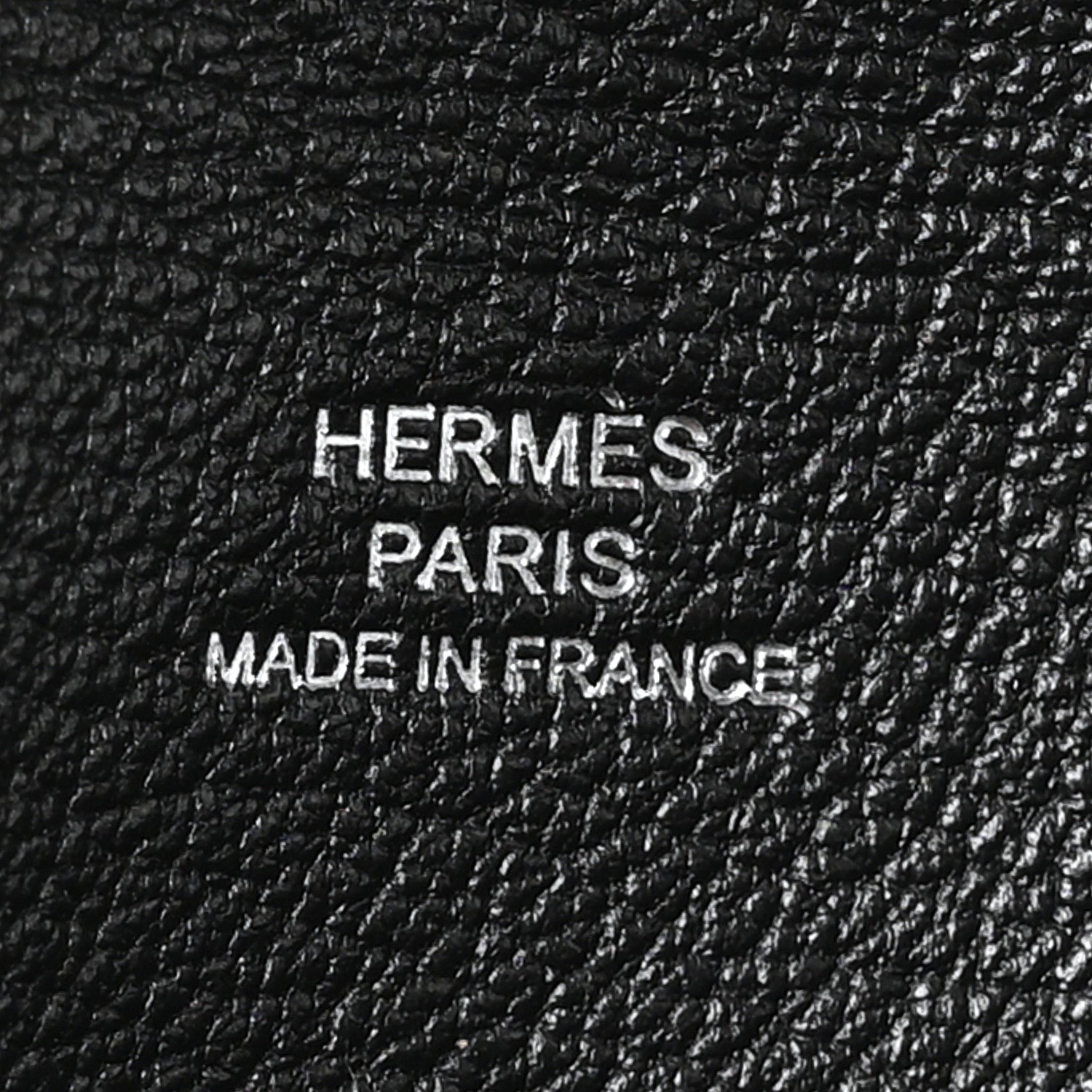 Hermes Chevre Mysore Calvi Card Case Black 6 of 7