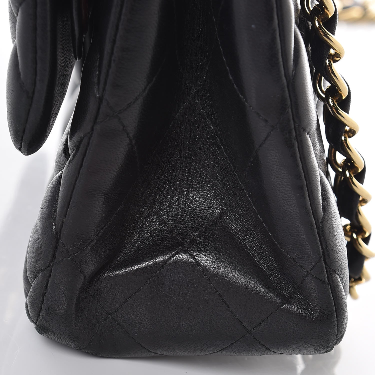 Chanel Lambskin Quilted Jumbo Double Flap Black 21 of 21