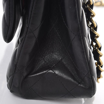 Chanel Lambskin Quilted Jumbo Double Flap Black 21 of 21