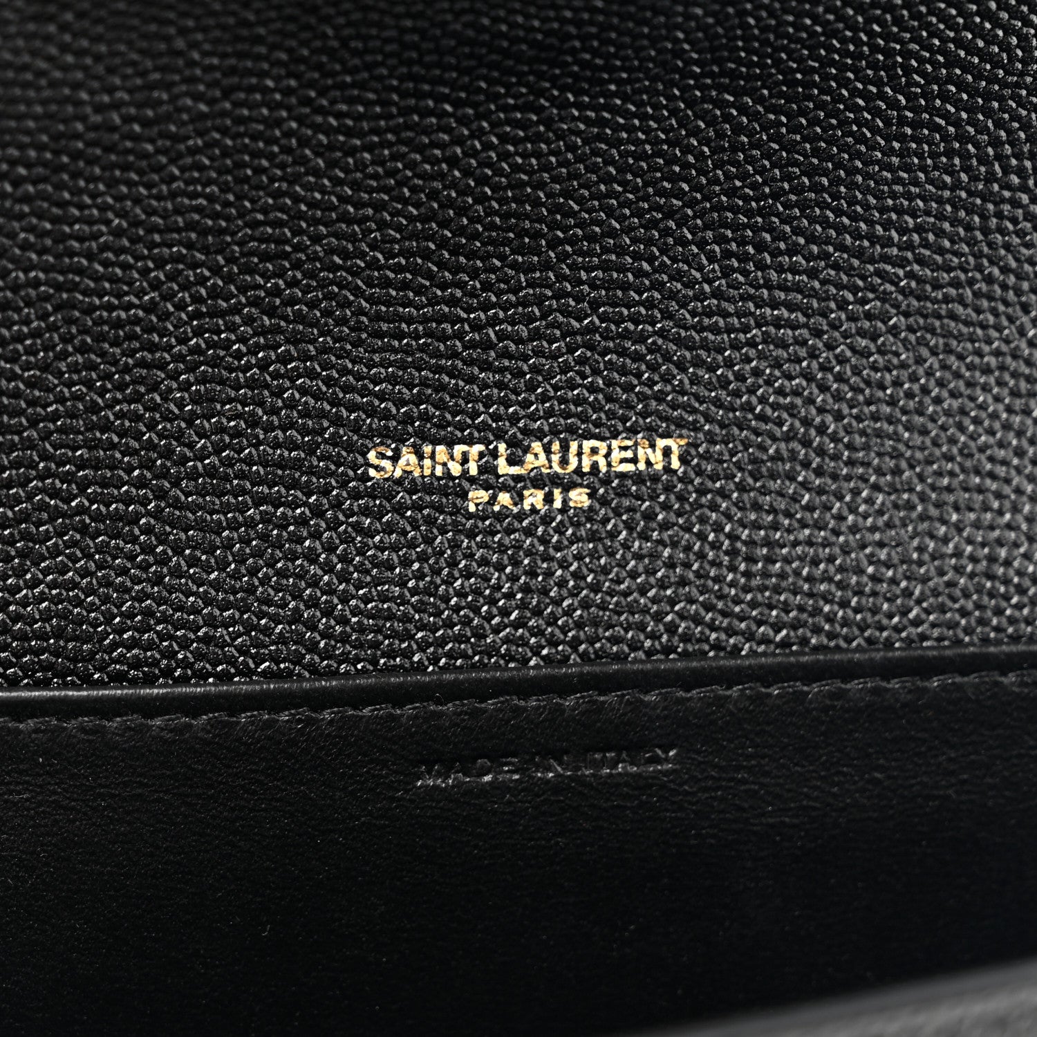 Saint Laurent Grain De Poudre Uptown Chain Wallet Black 7 of 13