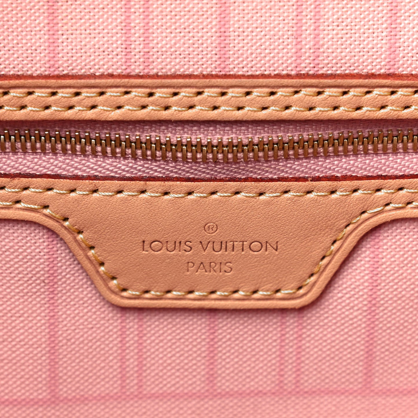 Damier Azur Neo Neverfull MM Rose Ballerine