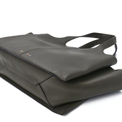 Celine Supple Natural Calfskin Medium Tri-Fold Bag Stone 12 of 13
