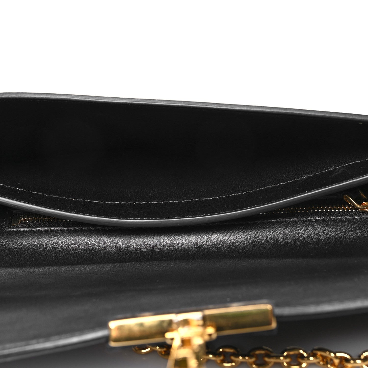 Christian Dior Calfskin 30 Montaigne Chain Pouch Black 6 of 11