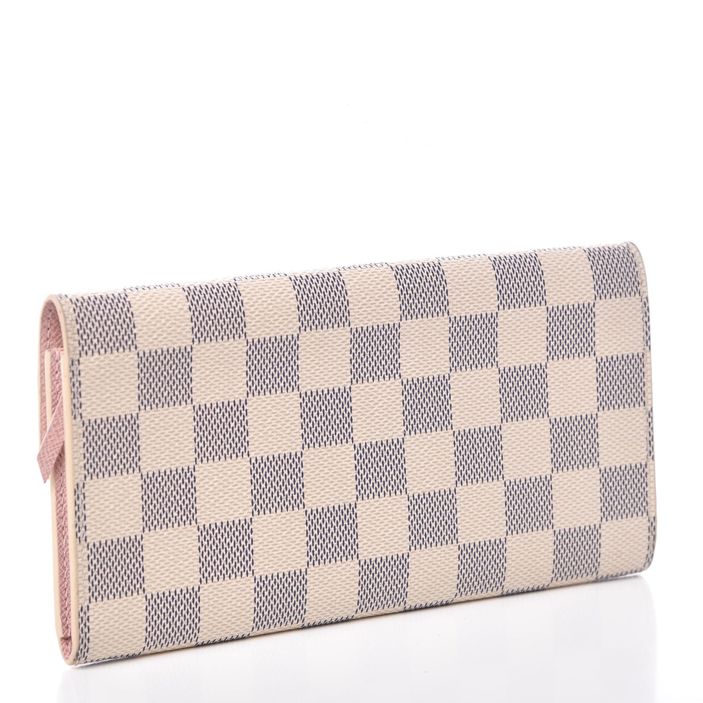 Damier Azur Emilie Wallet Rose Ballerine