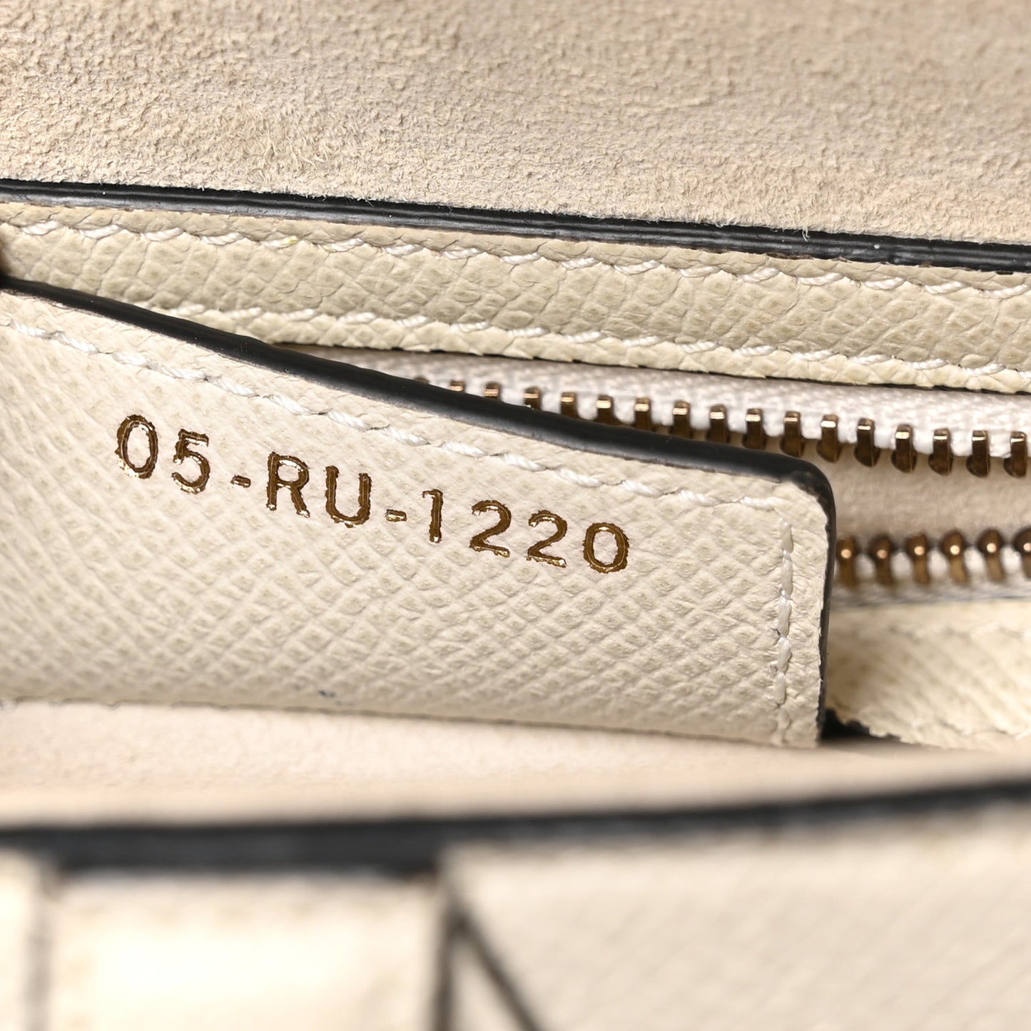 Grained Calfskin Saddle Bag White