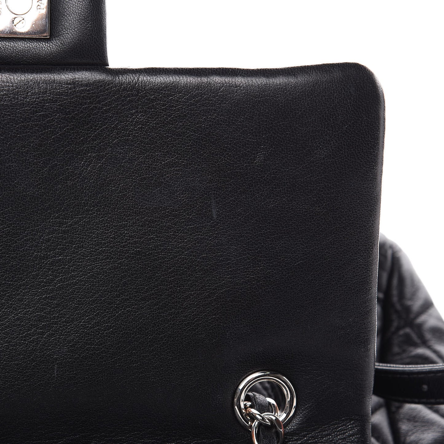 Lambskin Quilted Large Urban Spirit Backpack Black