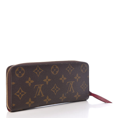 Louis Vuitton Monogram Clemence Wallet Fuchsia 3 of 7