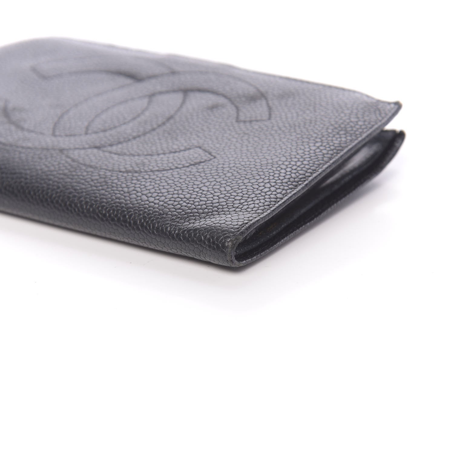 Chanel Caviar Timeless CC French Wallet Black 10 of 16