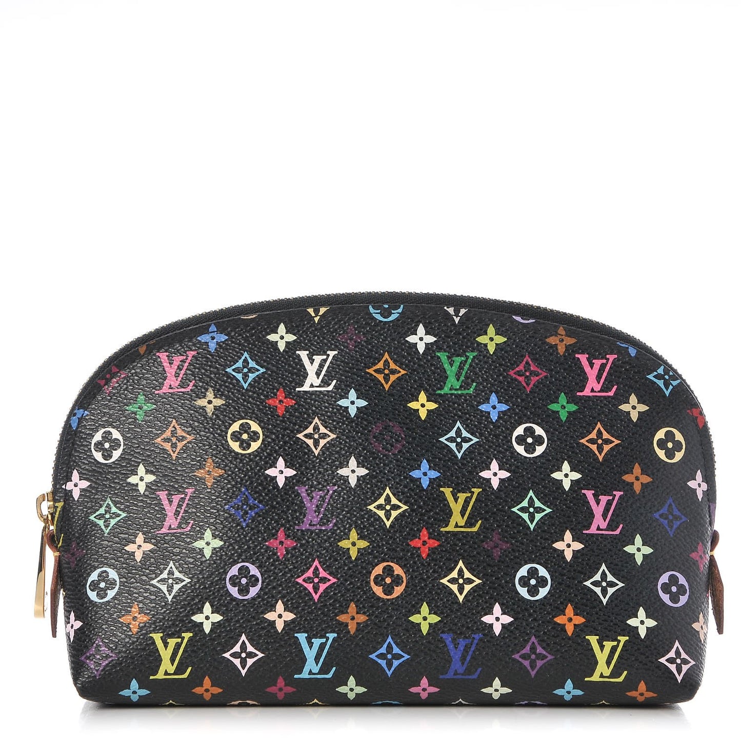 Monogram Multicolor Cosmetic Pouch Black Grenade