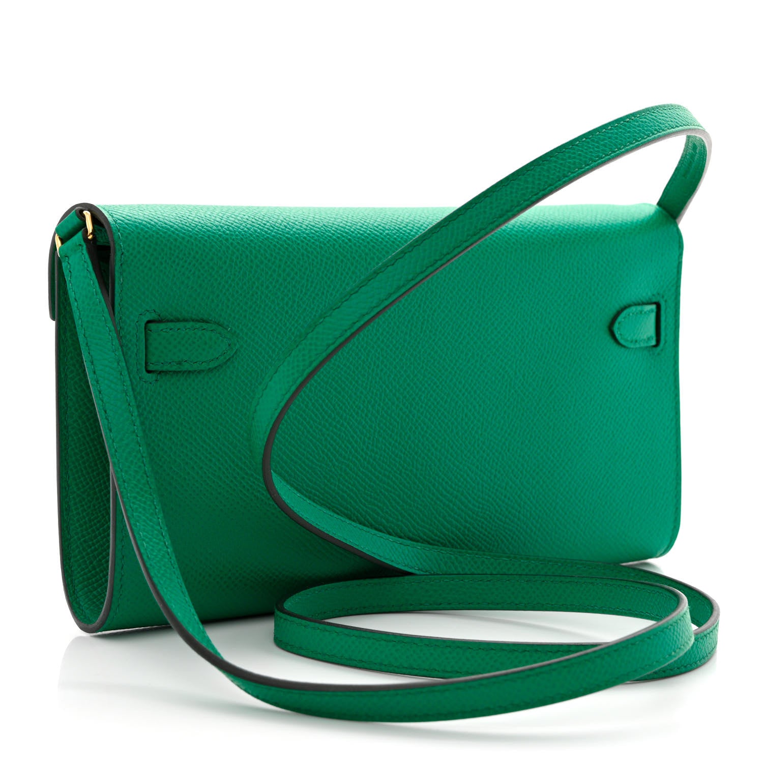 Hermes Epsom Kelly Wallet To Go Vert Jade 3 of 12