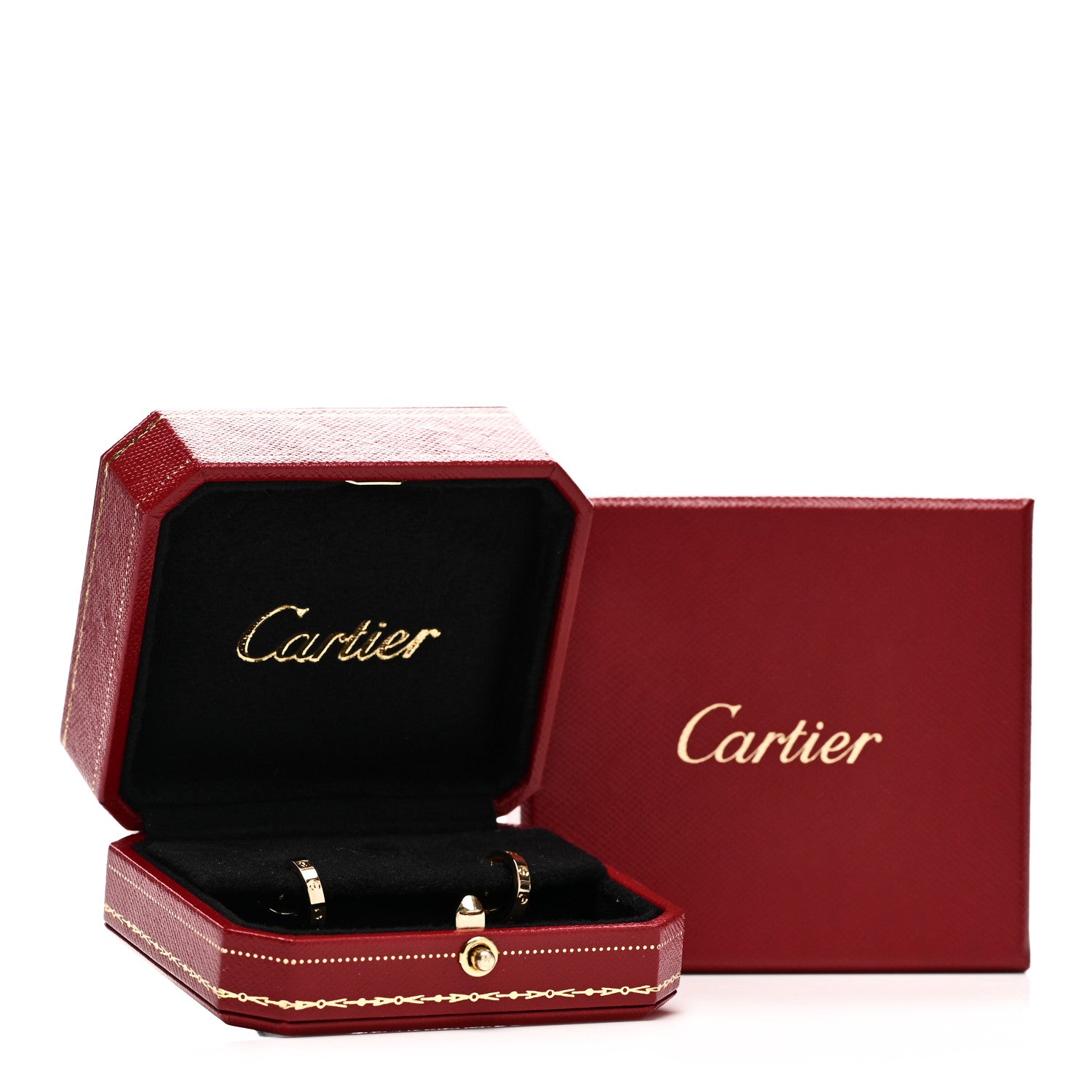 Cartier 18K Yellow Gold Small LOVE Hoop Earrings 5 of 5
