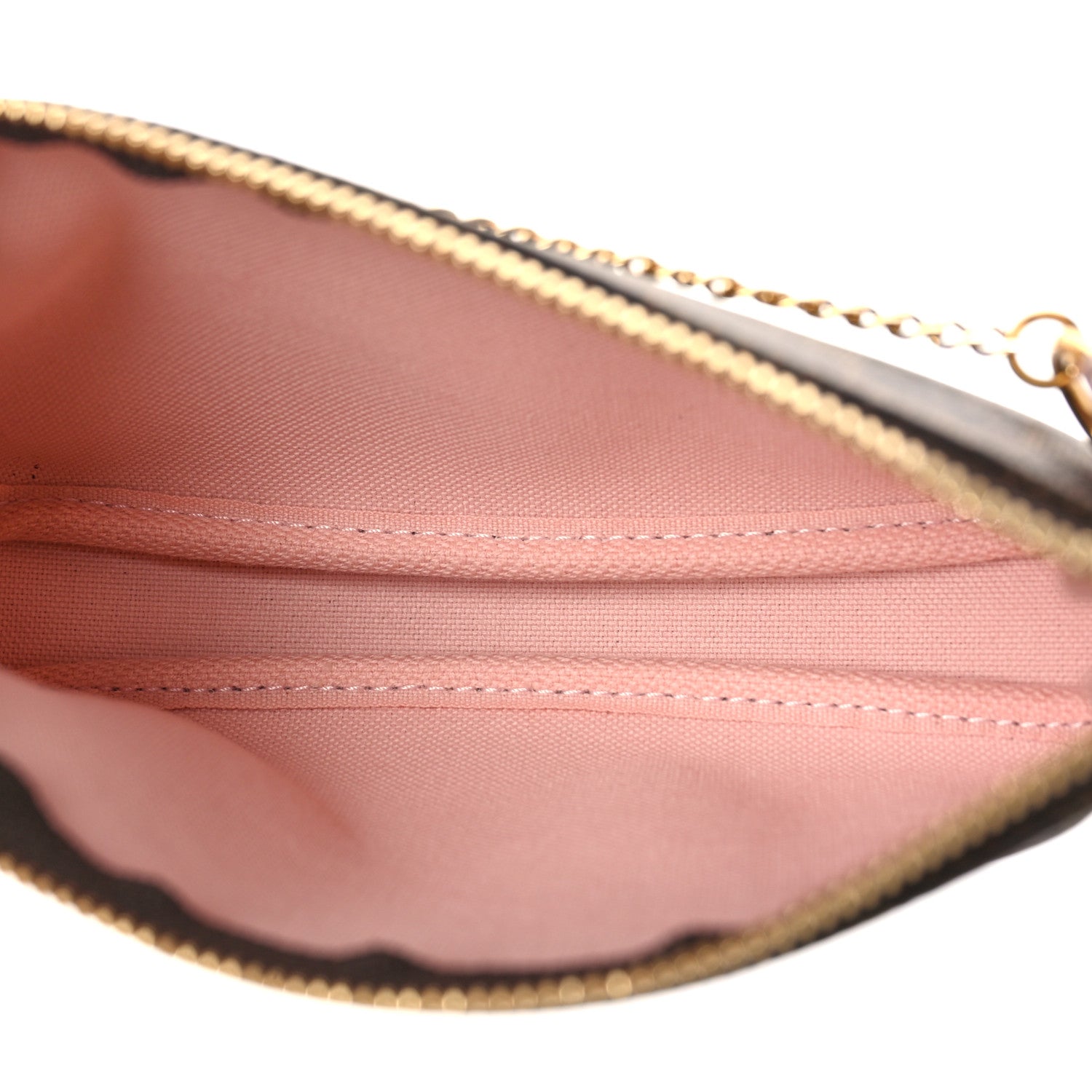 Louis Vuitton Damier Ebene 2020 Christmas Animation Big Wheel Mini Pochette Accessories Rose Ballerine 5 of 9