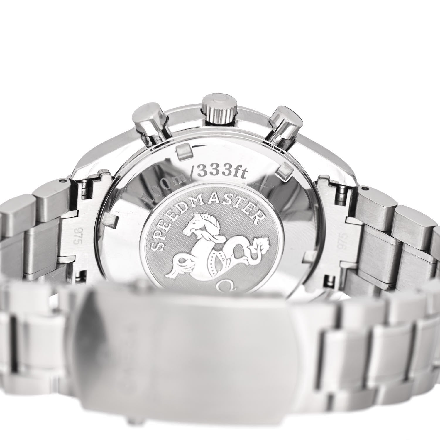 Omega Stainless Steel 40mm Speedmaster Date Automatic Watch White 3211.31.00 4 of 4