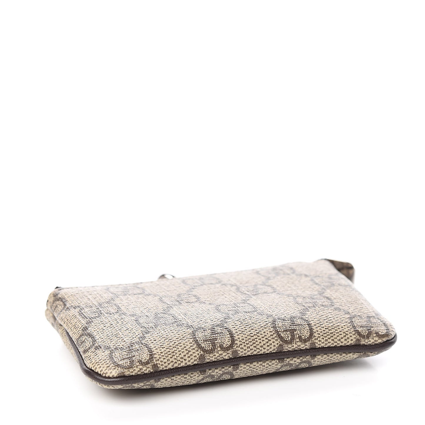 GG Supreme Monogram Selleria Key Case Beige Ebony Cocoa