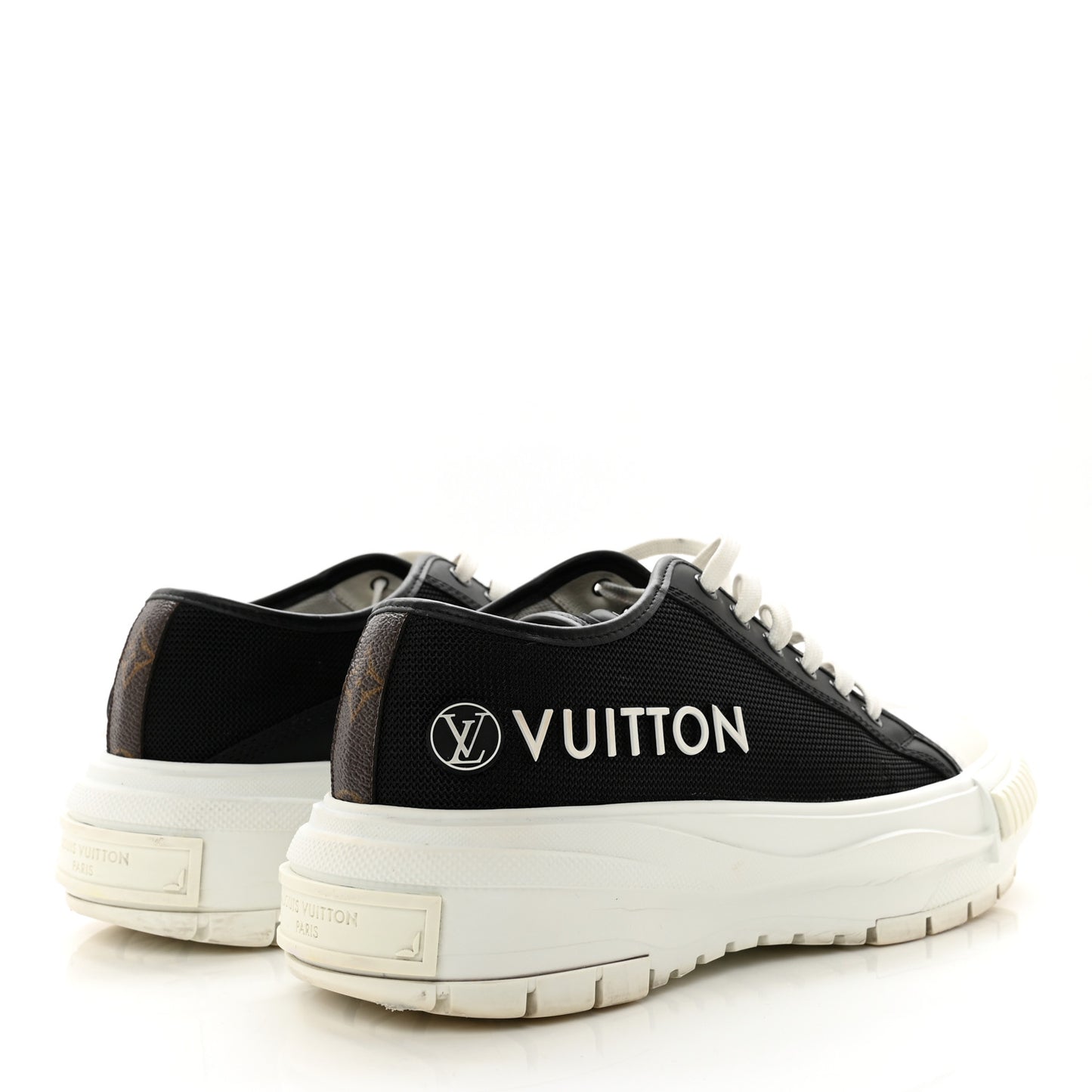 Canvas LV Squad Sneakers 41 Black