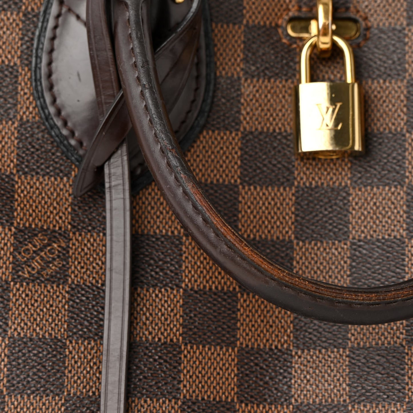 Cuir Taurillon Damier Ebene Normandy Black
