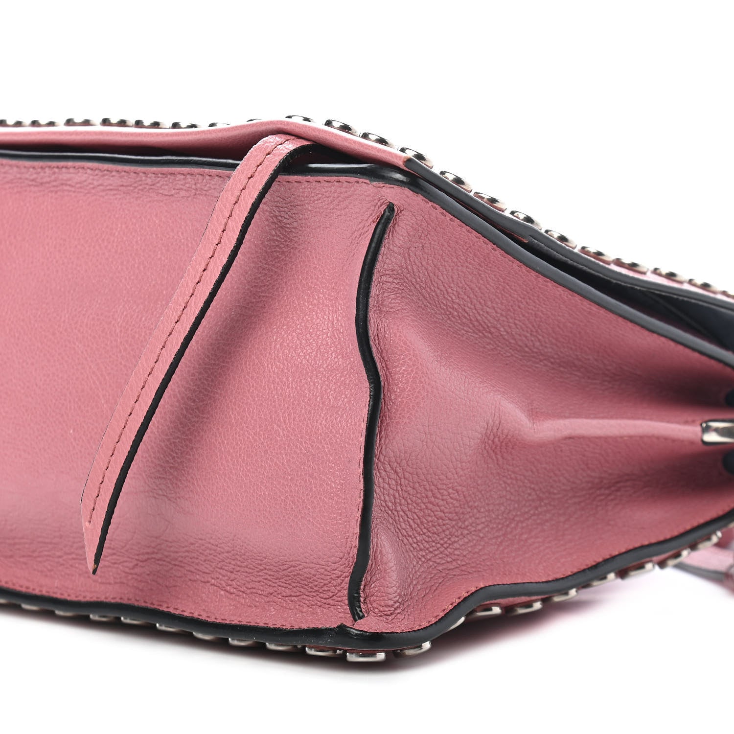 Prada Glace Calfskin Studded Etiquette Flap Loto Astrale 10 of 10