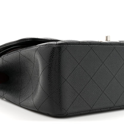 Chanel Caviar Quilted Jumbo Double Flap Black 9 of 12