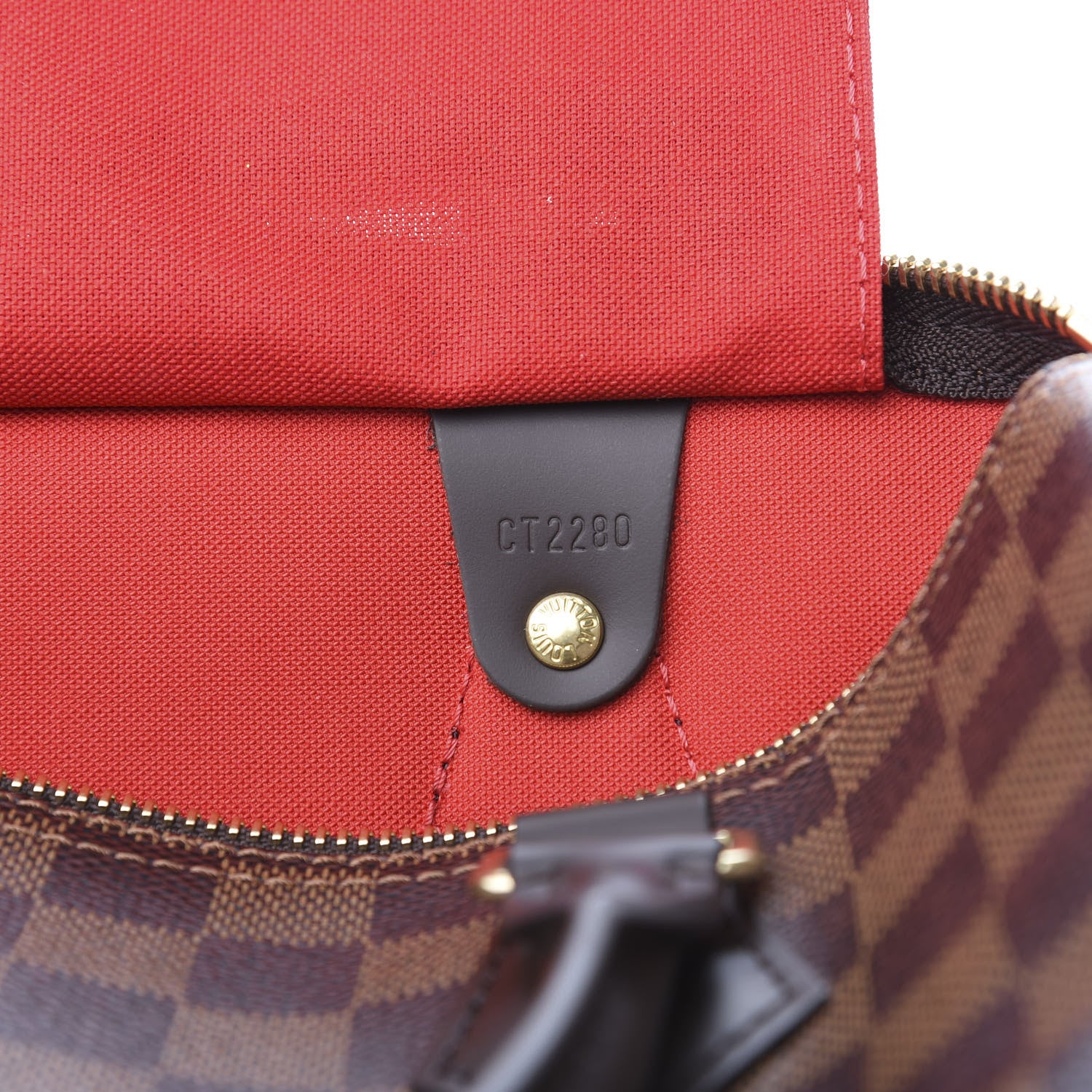 Louis Vuitton Damier Ebene Speedy 25 6 of 9