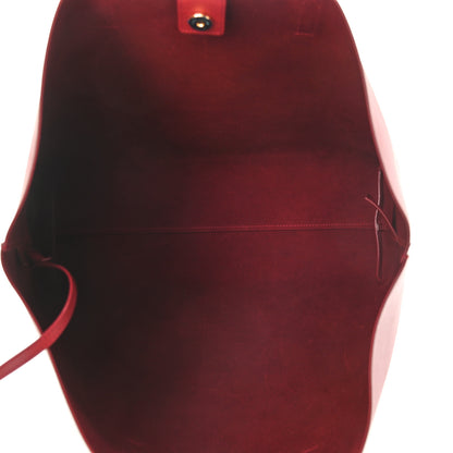 Saint Laurent Calfskin Large Shopping Tote Opyum Red 6 of 10