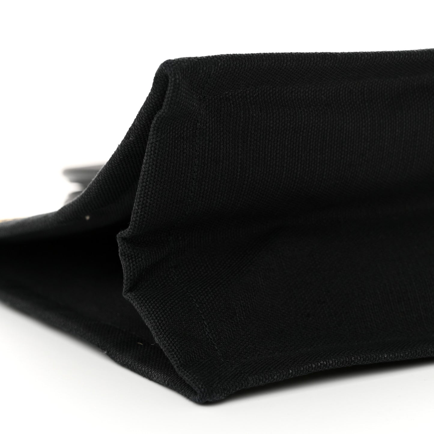 Raffia Linen Calfskin Rive Gauche Tote Naturale Black