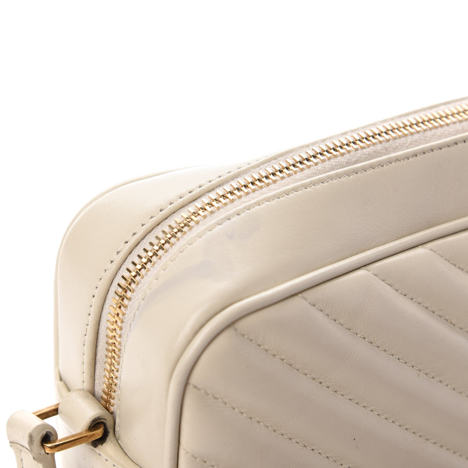 Saint Laurent Calfskin Matelasse Monogram Lou Camera Bag Blanc Vintage 11 of 11