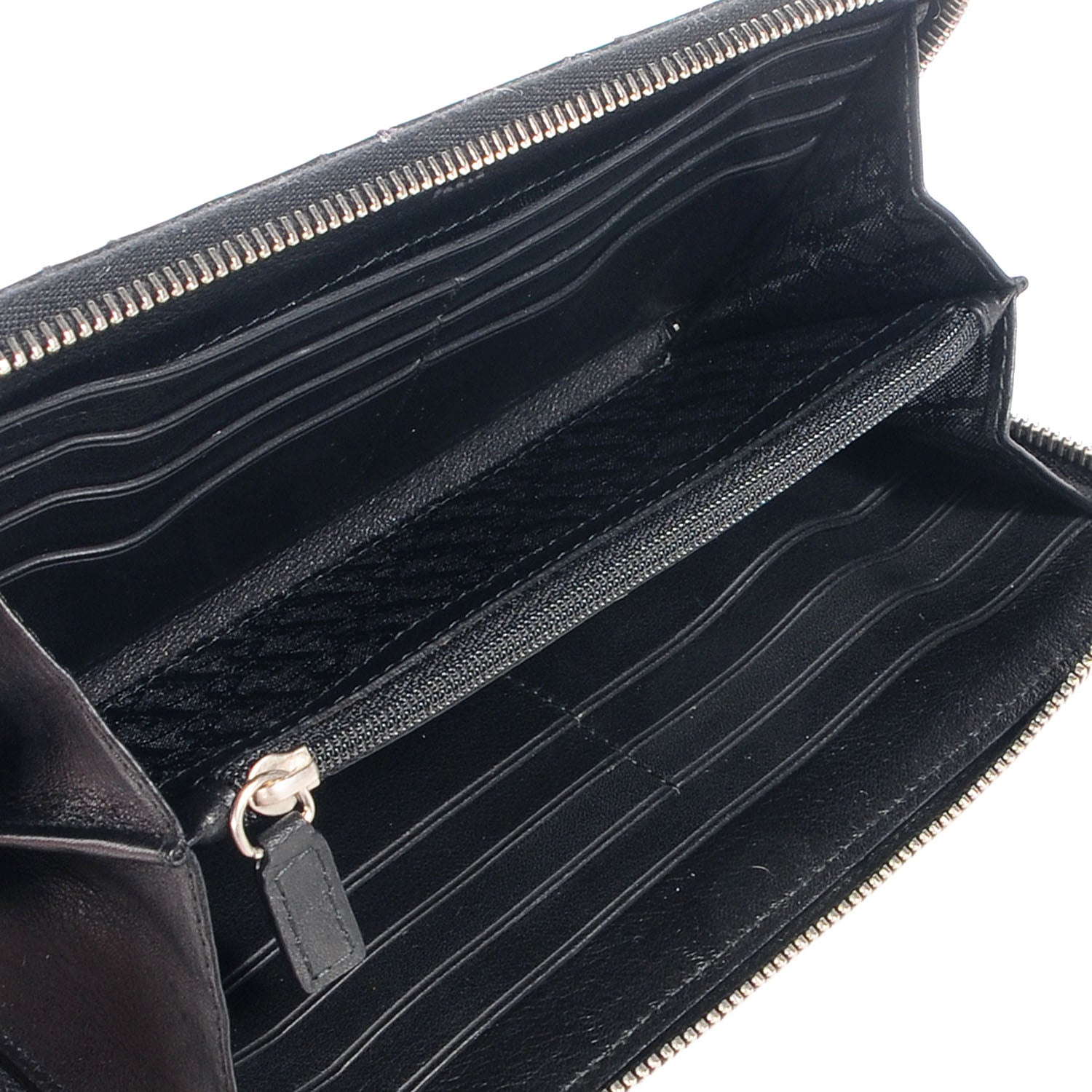 Christian Dior Patent Cannage Lady Dior Continental Wallet Black 6 of 8