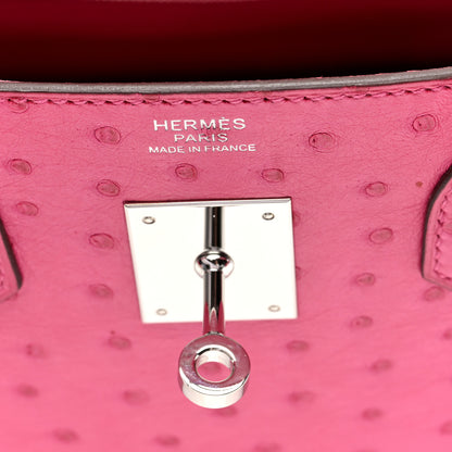 Hermes Ostrich Birkin 30 Fuchsia 6 of 10