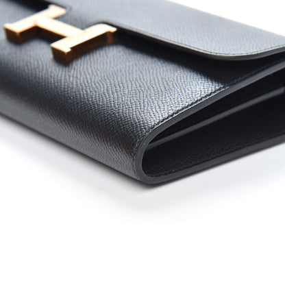 Hermes Epsom Constance Long Wallet Black 8 of 9