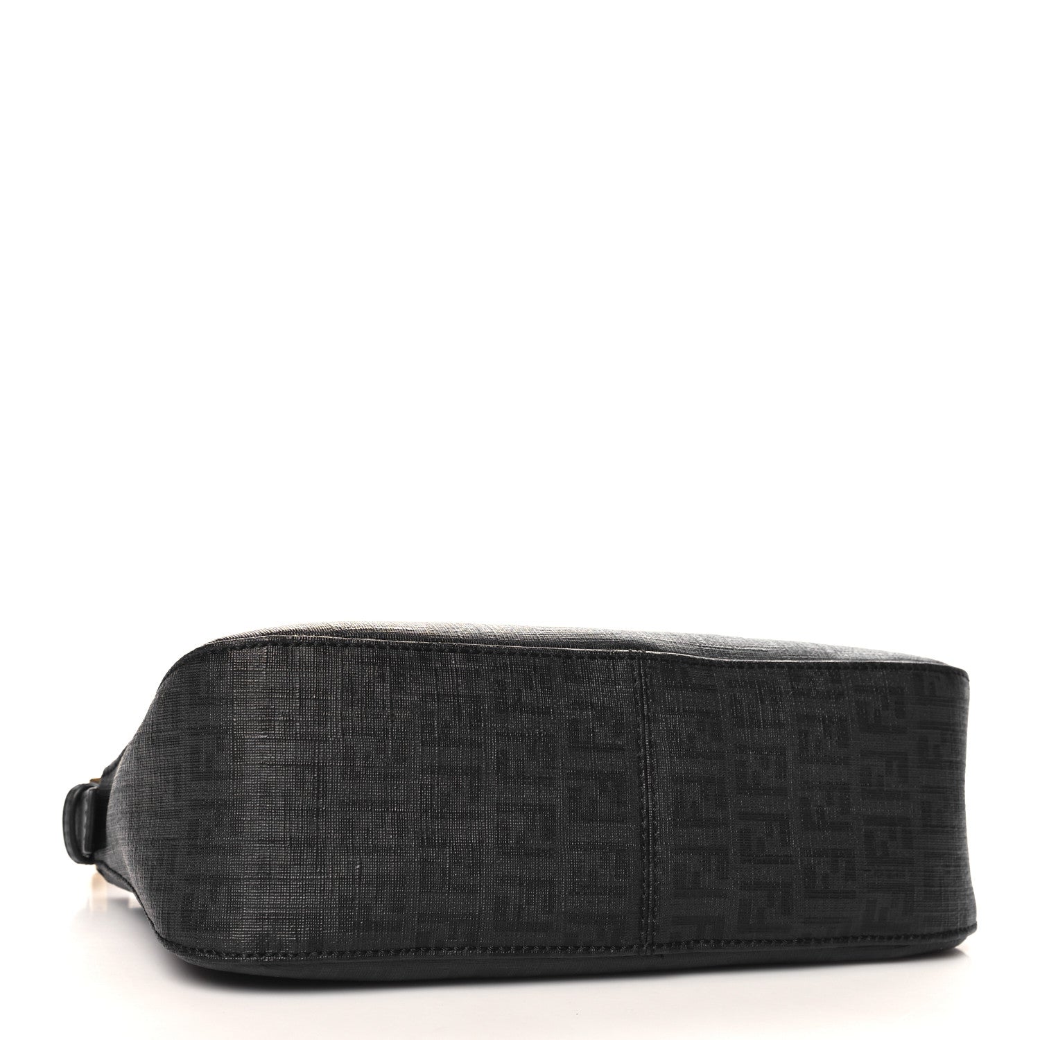 Fendi Zucchino Spalmati Vitello Forever Baguette Black 4 of 10