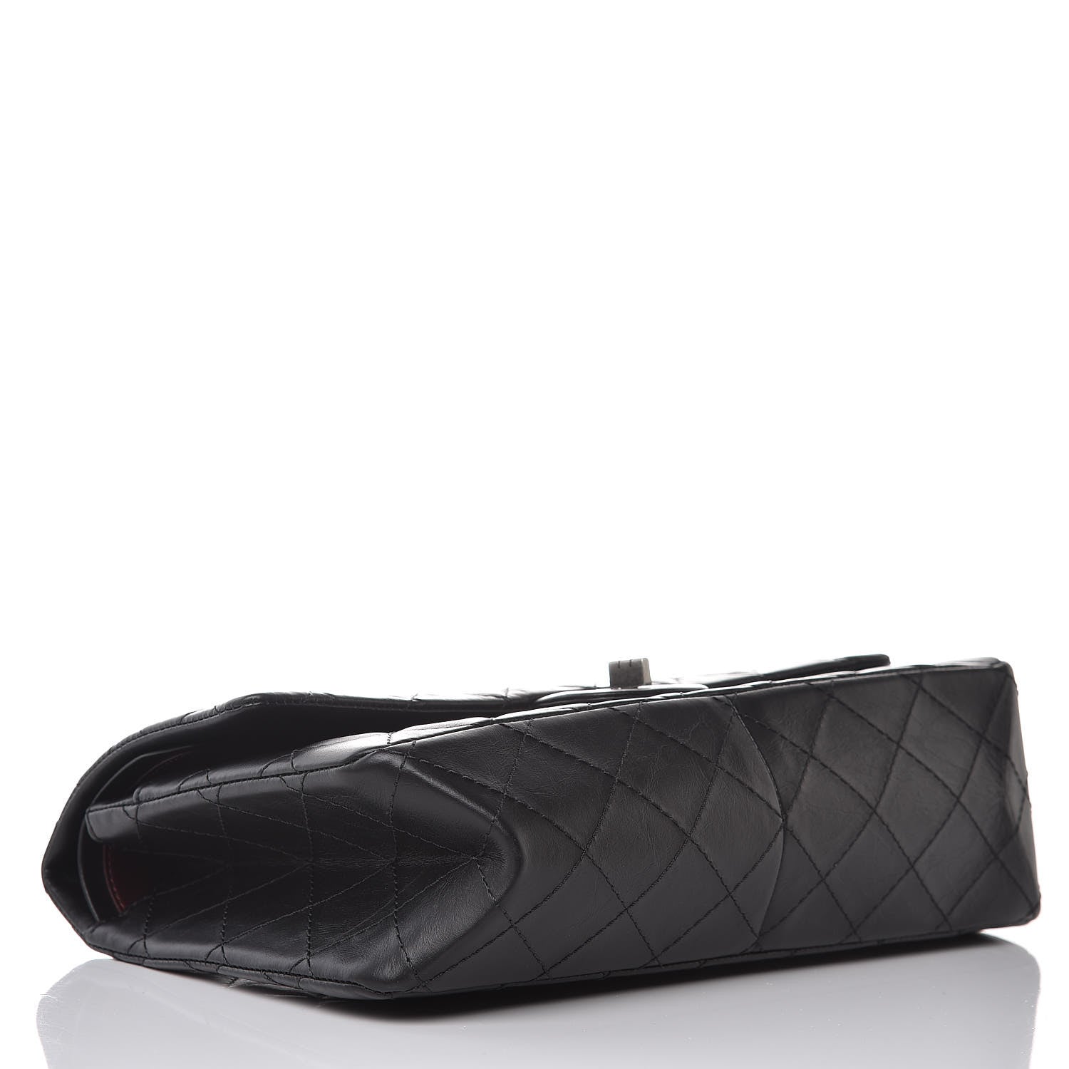Chanel Aged Calfskin Quilted 2.55 Reissue 226 Flap Black 4 of 8