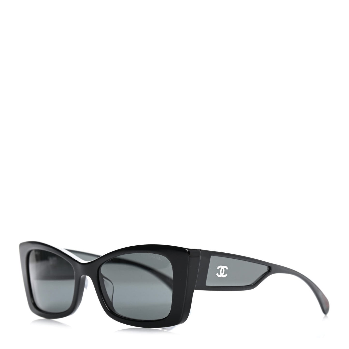 Acetate CC Rectangle Sunglasses 5430 Black