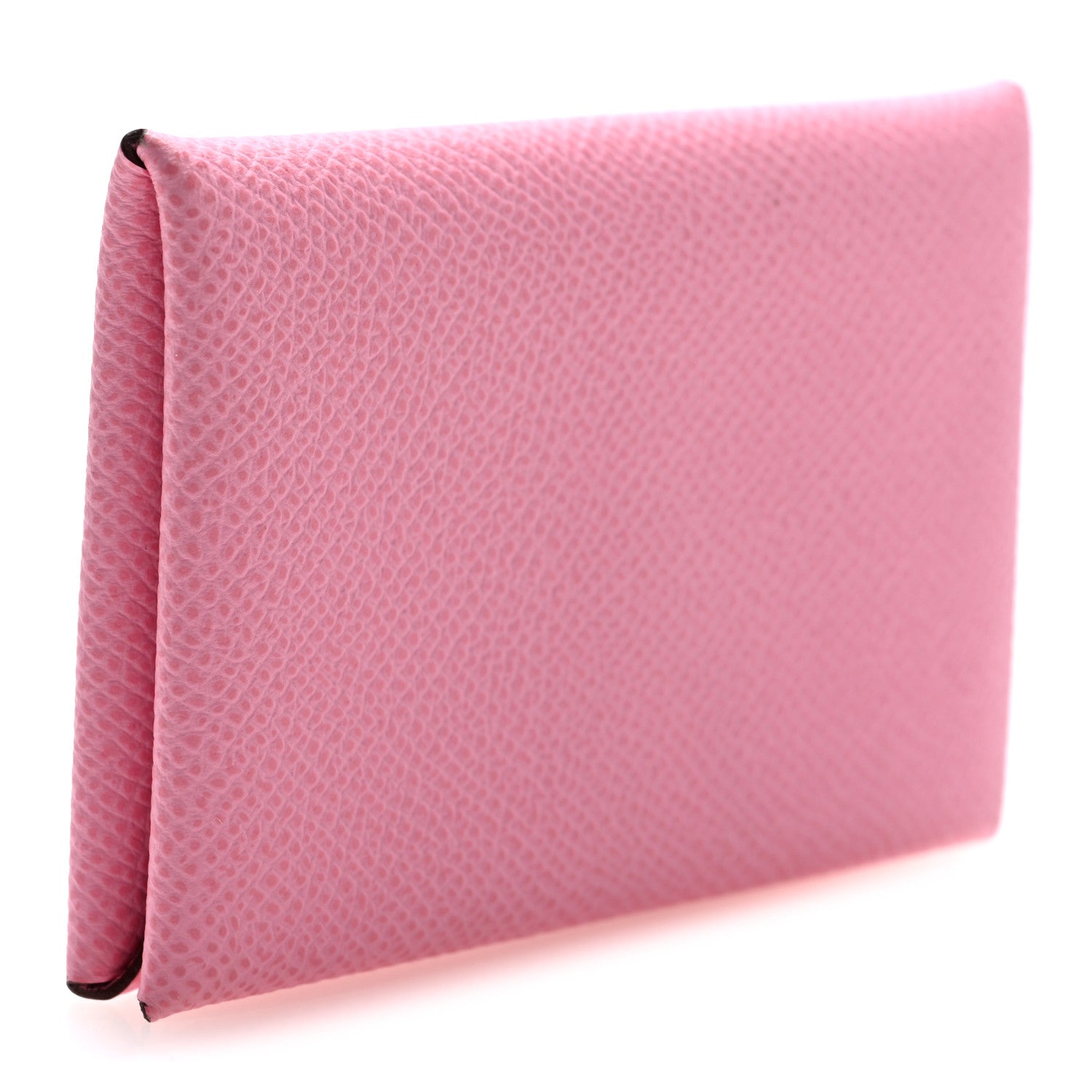 Hermes Epsom Calvi Card Case Rose Confetti 3 of 8