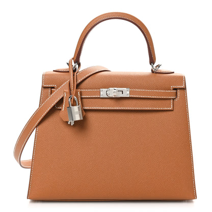 Hermes Epsom Kelly Sellier 25 Gold 1 of 11