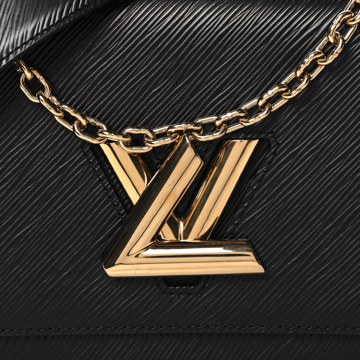 Louis Vuitton Epi Twist Shoulder Bag MM Black 7 of 10