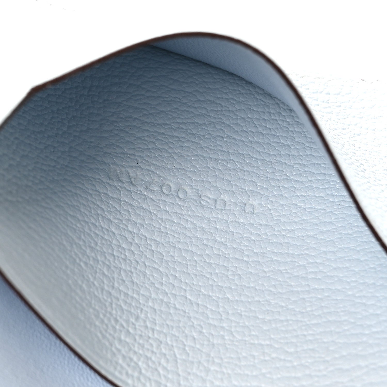 Hermes Chevre Mysore Bearn Card Holder Wallet Bleu Brume 7 of 7