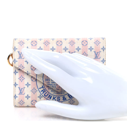 Minigram LV Stamp Victorine Wallet Blue