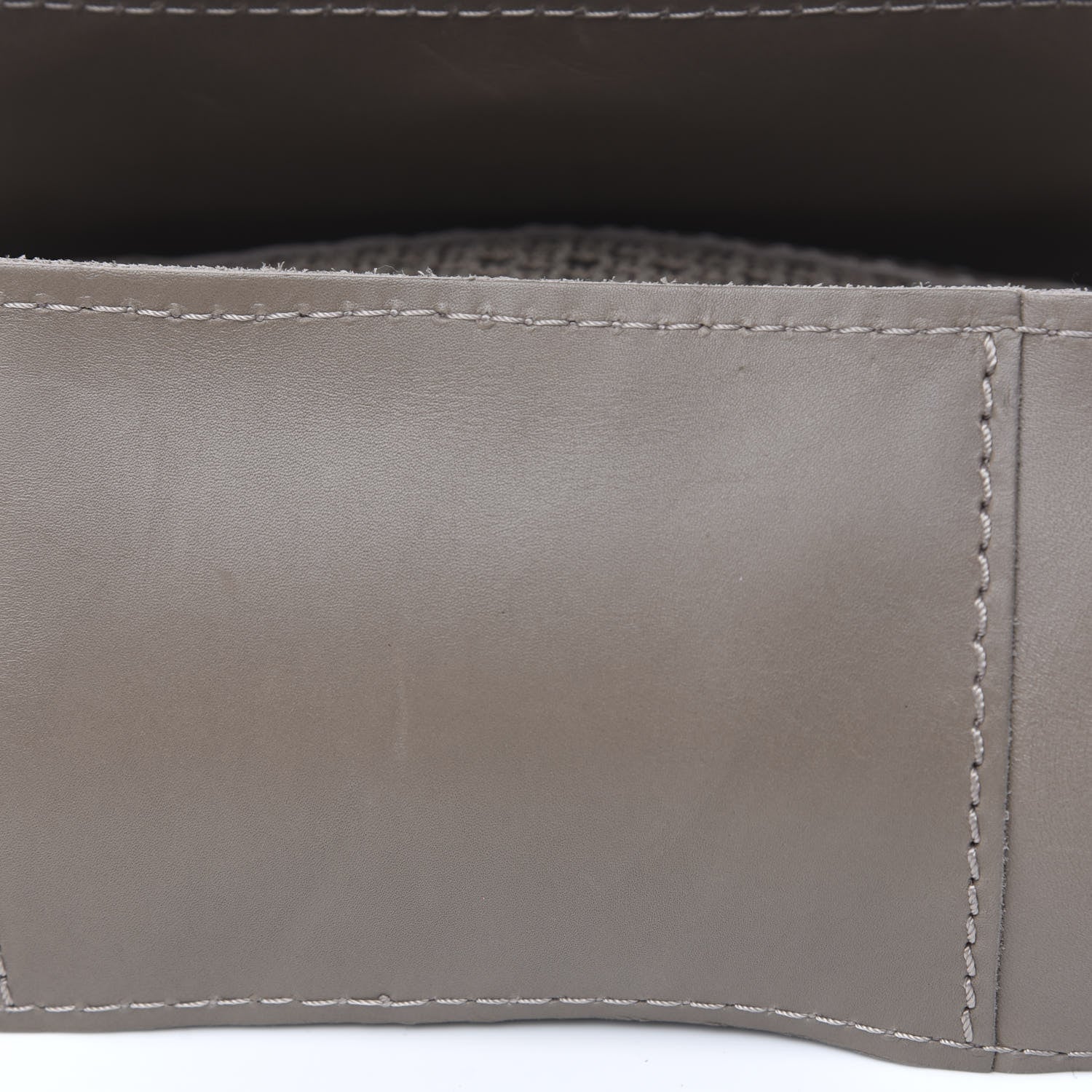 Chanel Calfskin Stitched Mini Highlander Messenger Taupe 9 of 12