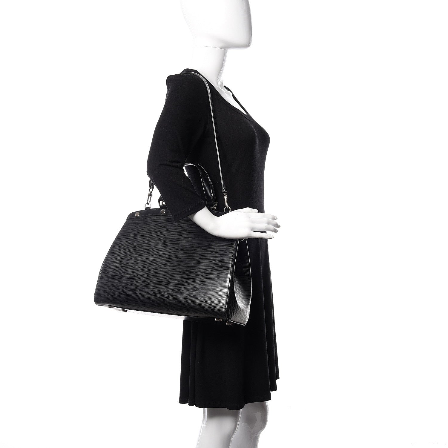 Louis Vuitton Epi Brea GM Black 2 of 16