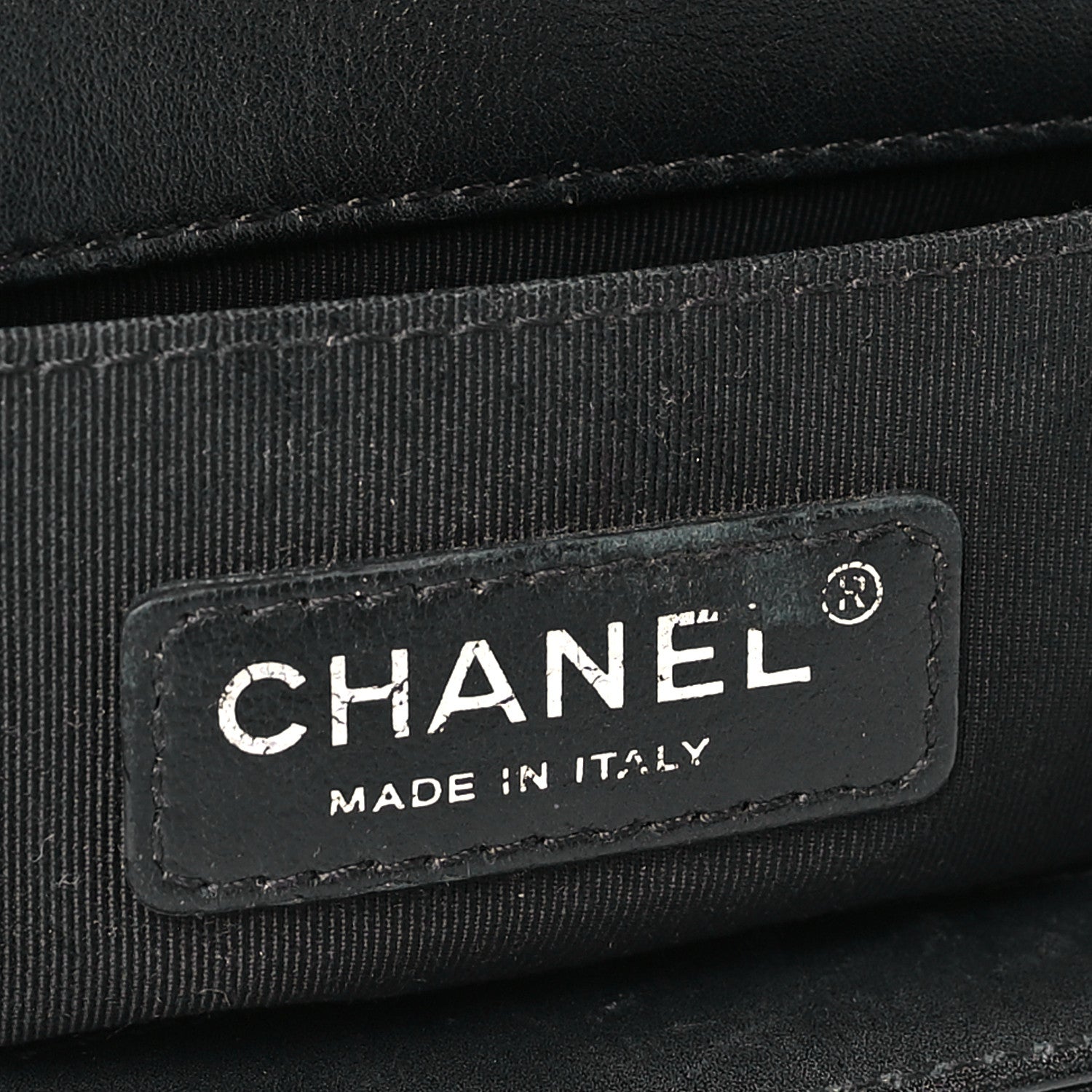 Chanel Calfskin Ombre Faded Quilted Medium Boy Flap Beige Black 6 of 10