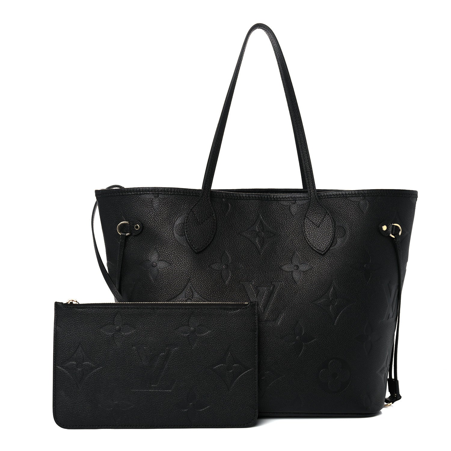 Louis Vuitton Empreinte Monogram Giant Neverfull MM Black 1 of 13