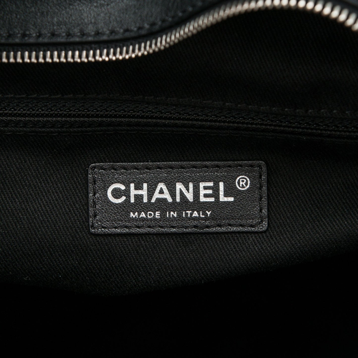 Calfskin Quilted Large In The Business Tote Black