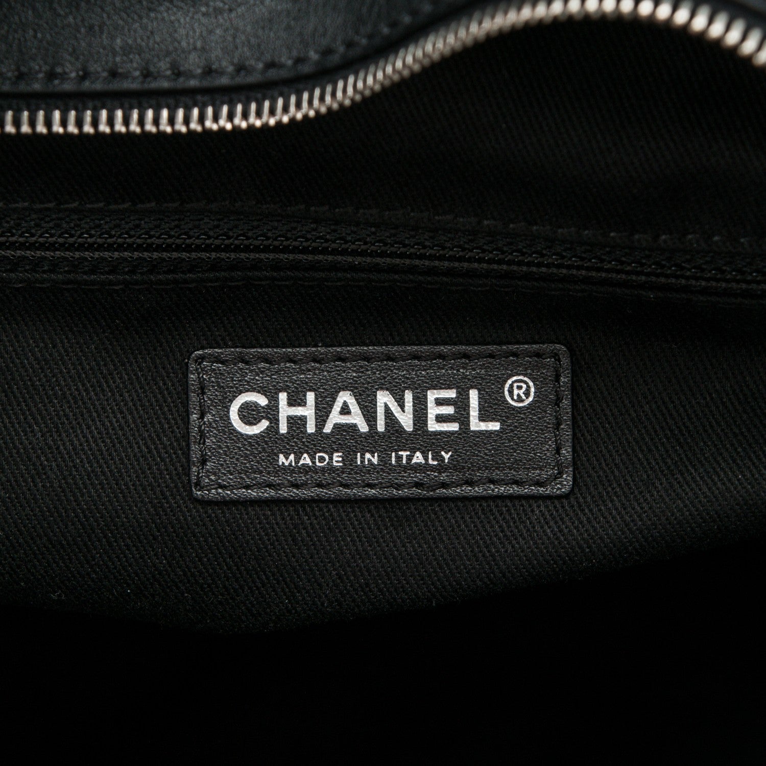 Chanel Calfskin Quilted Large In The Business Tote Black 6 of 7